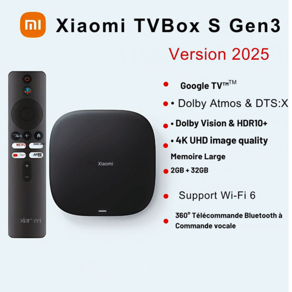 XIAOMI MI TV BOX 3 Smart 4K Ultra HD 2G 32G – Image 3