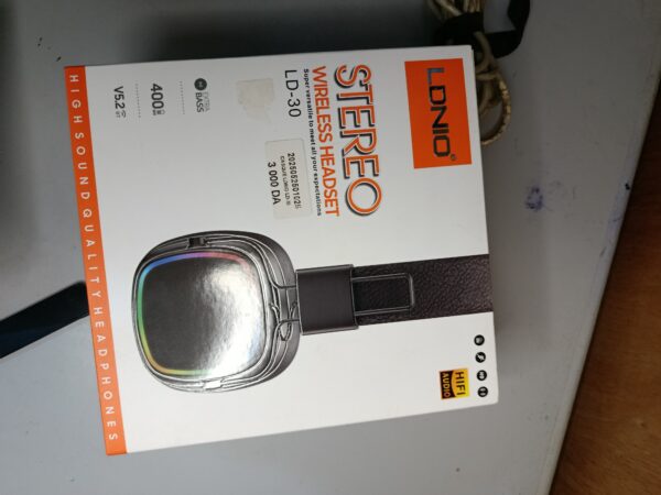 Casque Bluetooth 5.2 sans fil LDNIO LD-30