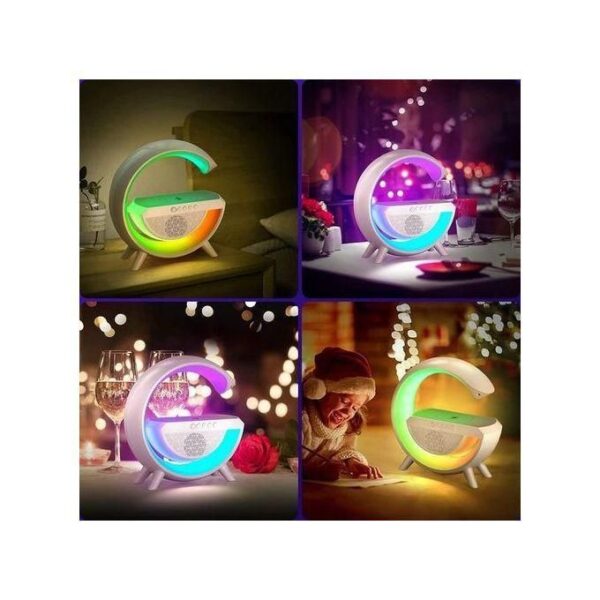 Lampe Lune Tactile avec Enceinte Bluetooth – Moon Touch Speaker – Veilleuse 3D multicolore, rechargeable – Image 3