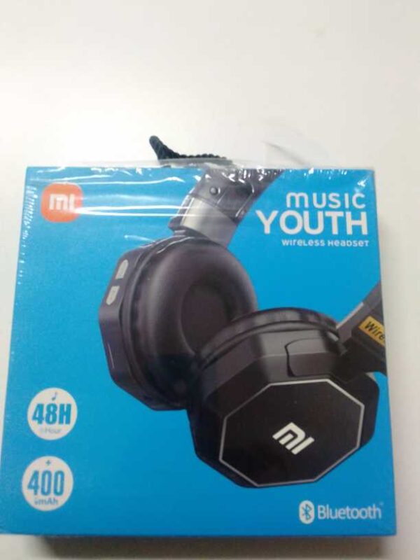 Casque Bluetooth sans fil MI Music Youth – Design léger, son clair, micro intégré, autonomie longue durée – Image 2